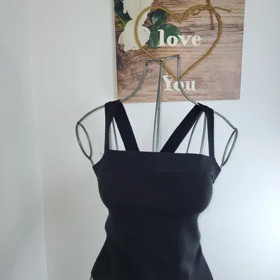 Débardeur noir habillé trame d’autore taille 34